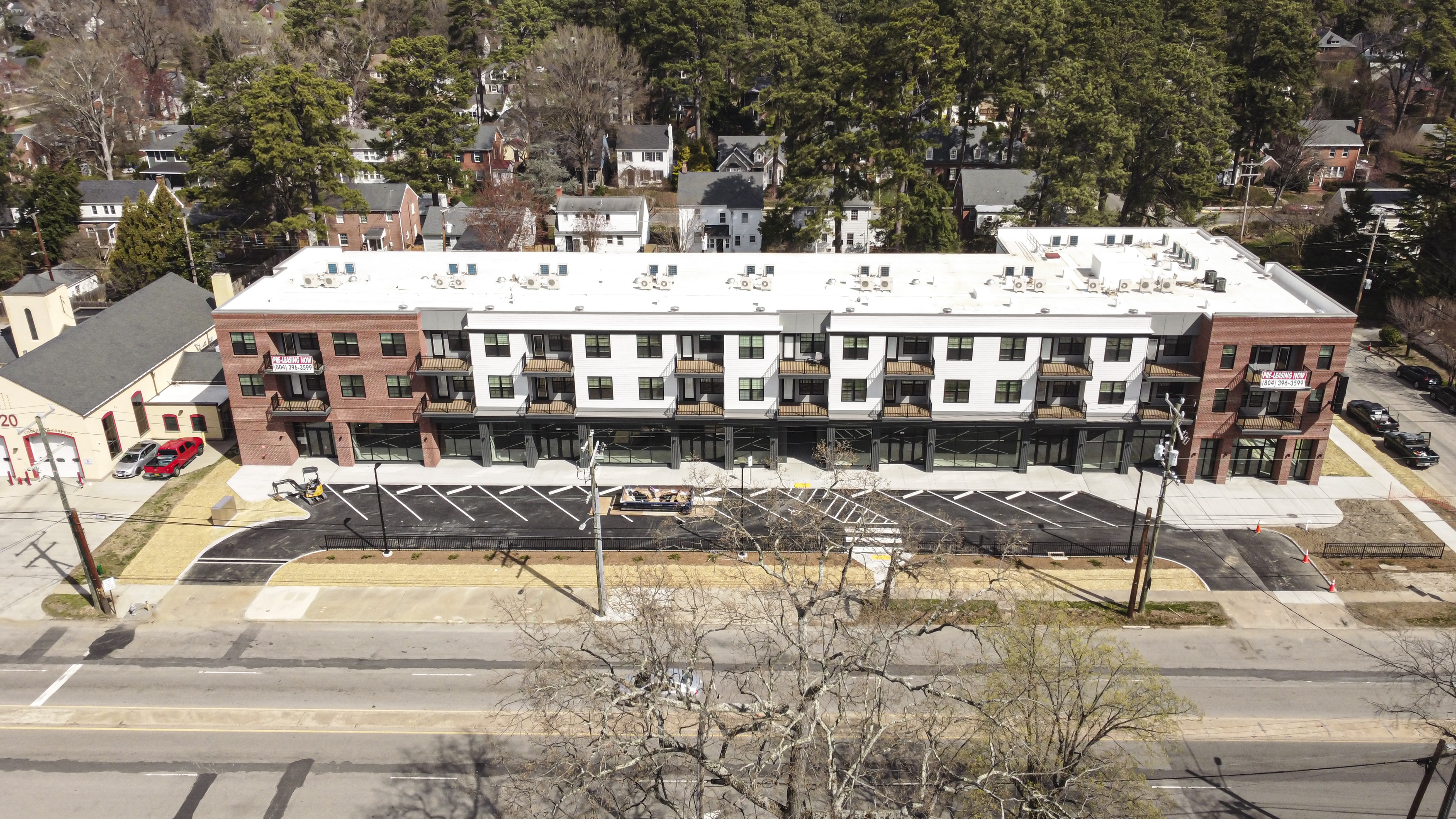 The Evelyn aerial view