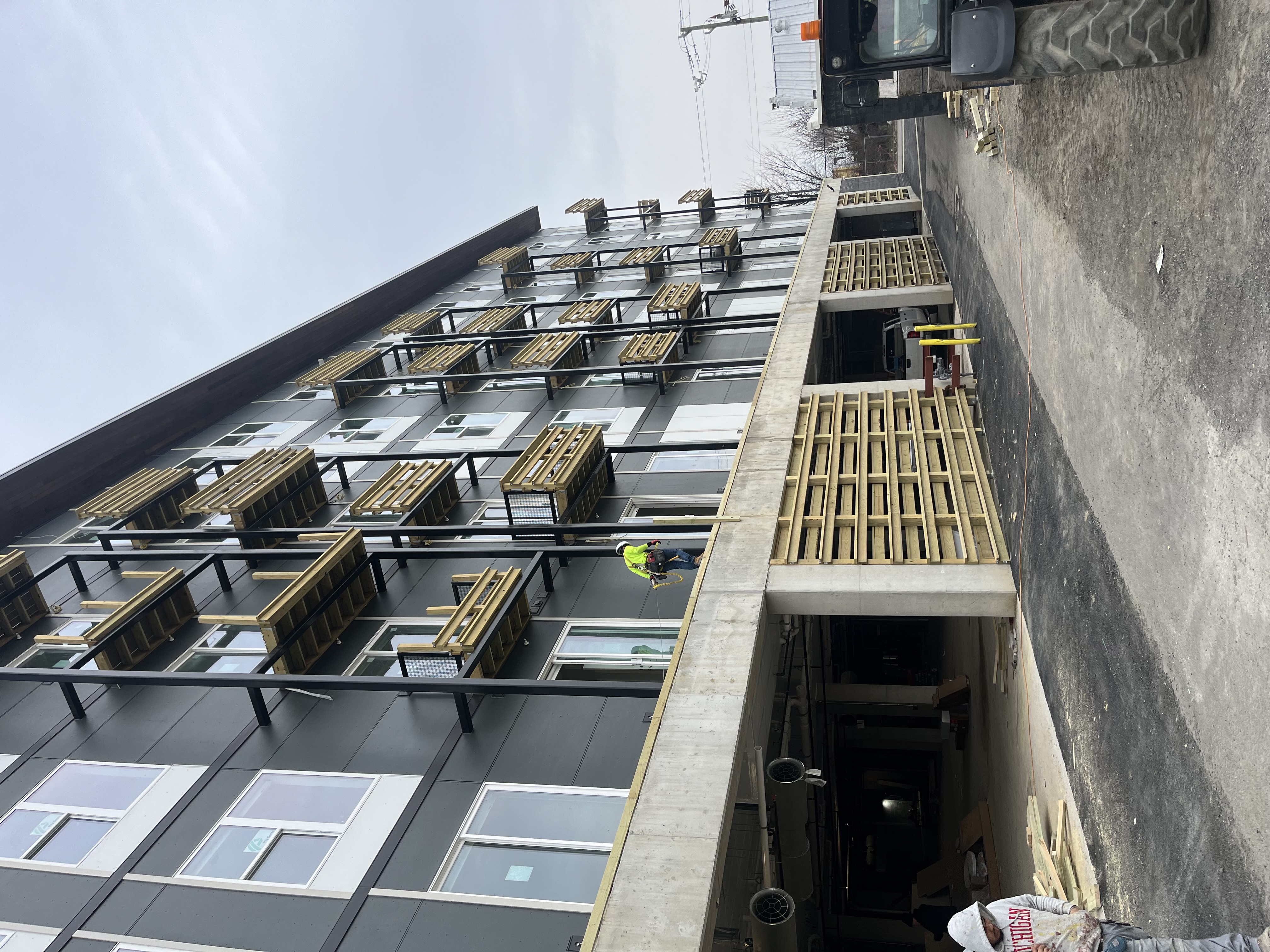 The Hub construction progress