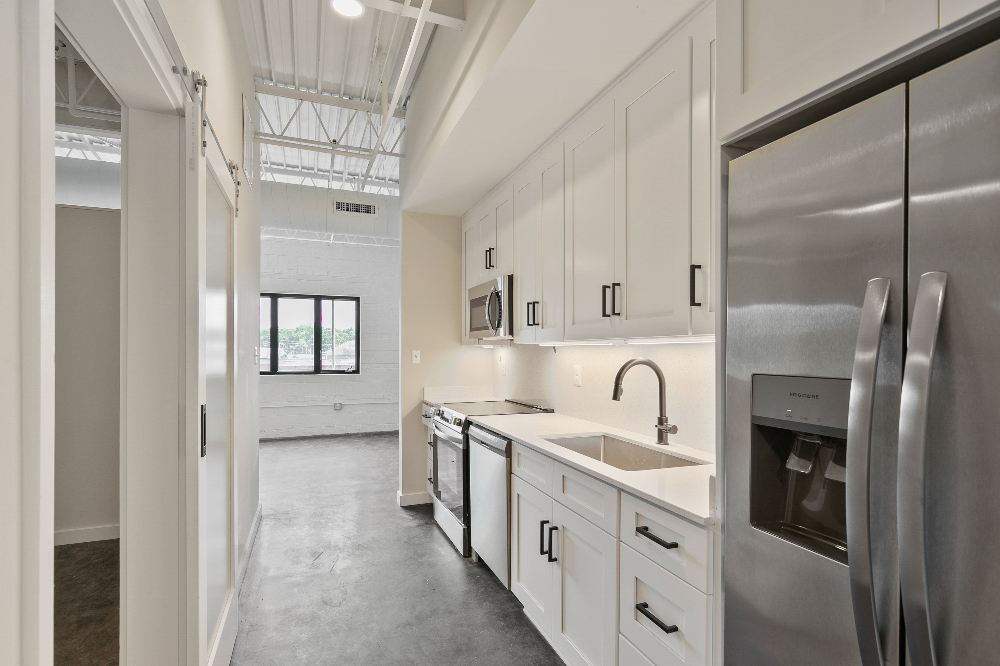 Loft-style kitchen